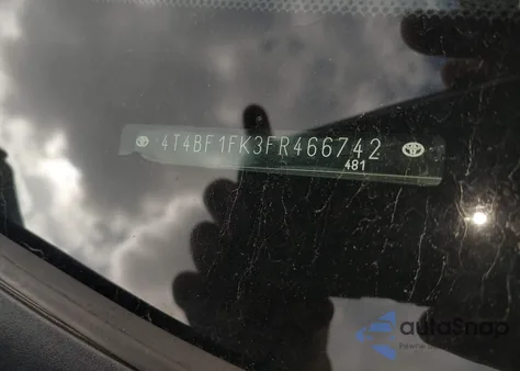 2015 Toyota Camry Le из США, поврежденный, VIN 4T4BF1FK3FR466742